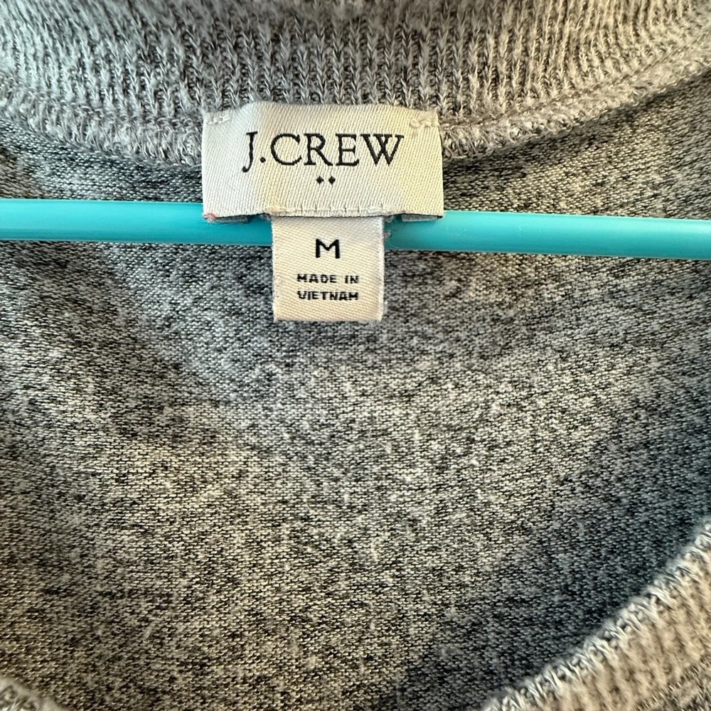 J.Crew Heather Gray Knit Sweater - Picture 3 of 3